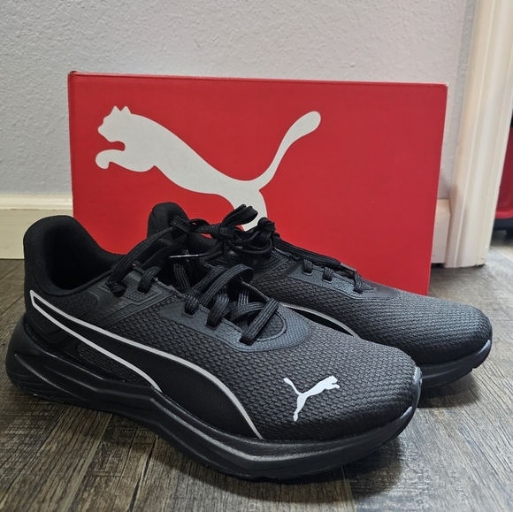 Puma Disperse Men\'s 11 Black Athletic Sneaker Shoes New In Box